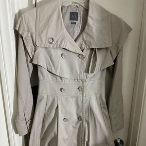 Armani Exchange XS Beige Coat